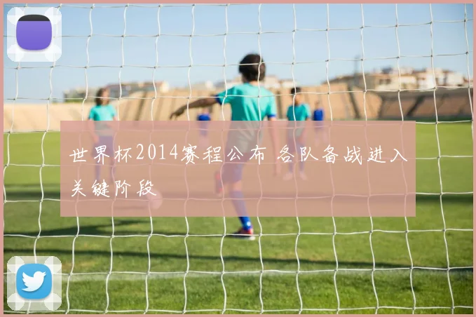 世界杯2014赛程公布 各队备战进入关键阶段